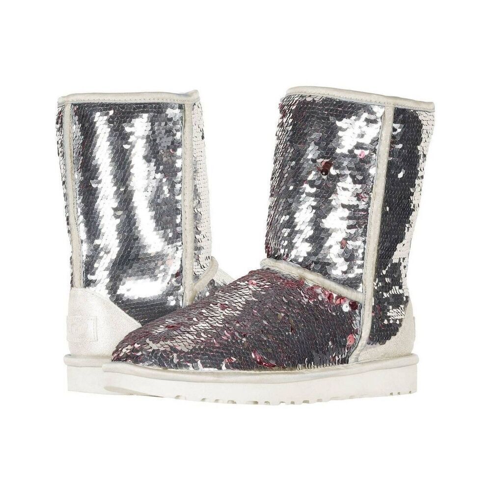 UGG Classic Short Sequin Winter Boot Size 7